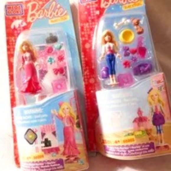 Barbie Mega Bloks Playsets Puppy Pals and Fashion Model - Picture 1 of 7